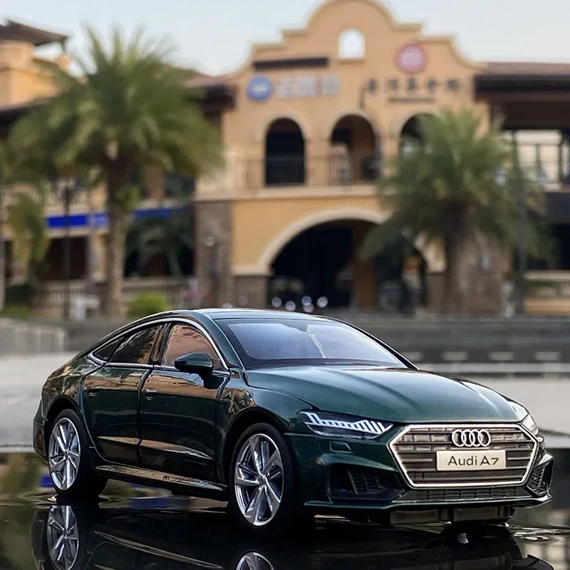 

1:32 AUDI A7 Coupe, модель автомобиля из сплава, литье под давлением и игрушечный транспорт, металлическая модель игрушечного автомобиля, высокая имитация звука, свет, коллекция, подарок