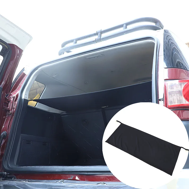 

For Toyota FJ Cruiser 2007-2021 Black Car Trunk Sun Shade Cloth Luggage Sun Shade Car Decoration Protection Accessories 1Pcs