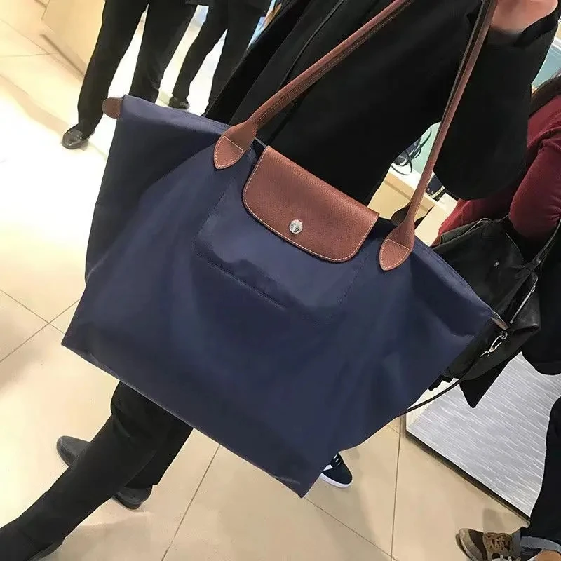 Sacs à main pliants en nylon pour femmes, sac à main décontracté, grande capacité, fourre-tout classique, designer, haute qualité, mode 2024