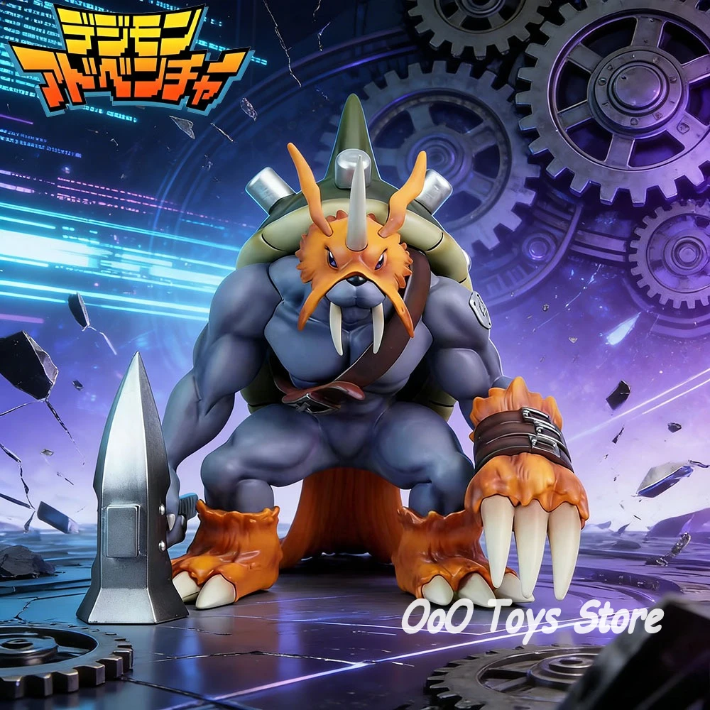 21cm/8.27in Anime Digimon Adventure Figure Zudomon Action Figures Pvc Collection Model Toys for Children Gifts