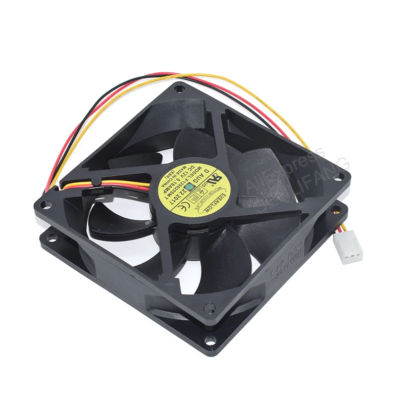 Original Für Everflow F129025SMT DC 12V 0,18 A 90x90x25mm 3-draht Server Kühler fan