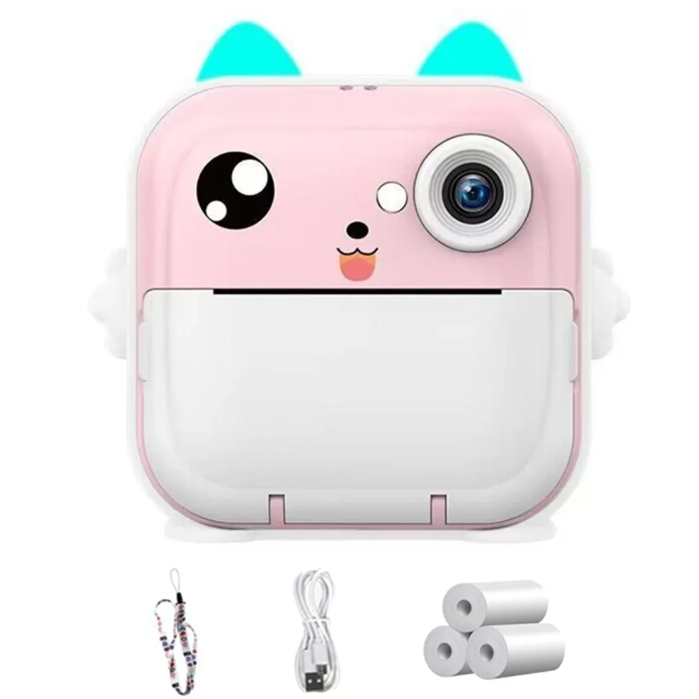 

32G Memory Card Digital Camera Toys Instant Print 1080P Outdoor Photography Toys HD Screen Mini Kids Camera Toy Birthday Gift