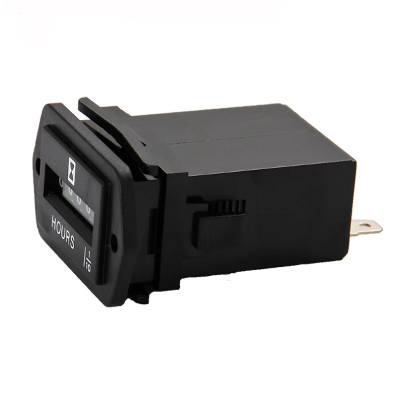 دائم-HM002 AC110-250V الموقت الميكانيكية ساعة متر Hourmeter لمحرك مولد قارب موتوكروس موتور شاحنة جرار