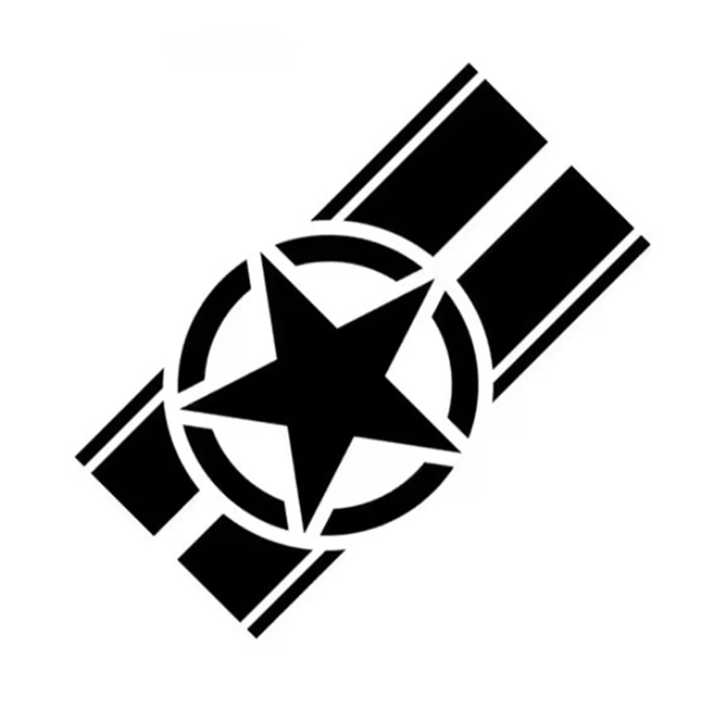 

Виниловая наклейка в стиле пентаграммы, геометрическая наклейка на автомобиль для внедорожника, джипа, водонепроницаемый ПВХ, авто внешний декор