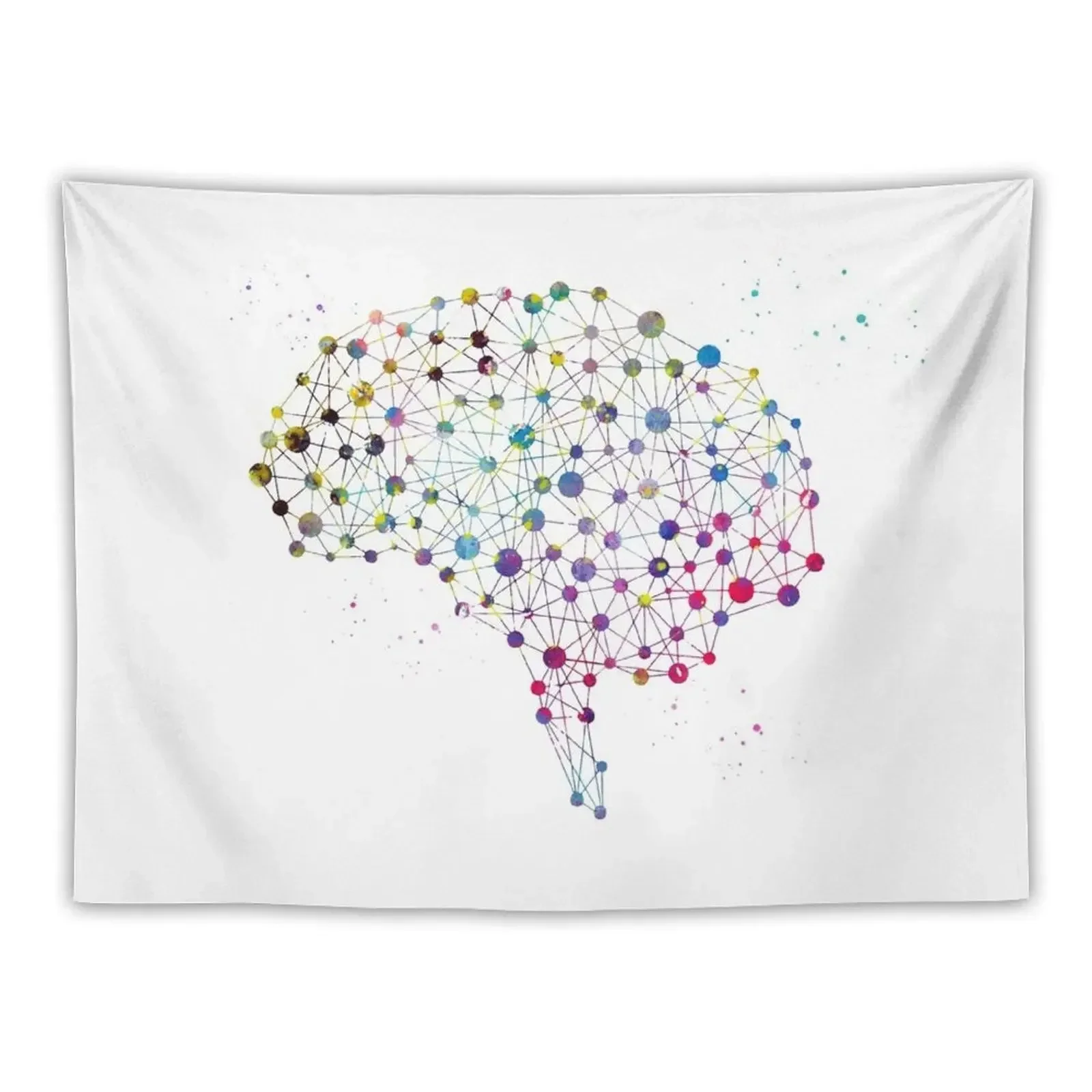 Human brain Tapestry Things To Decorate The Room Art Mural House Decor Tapestry