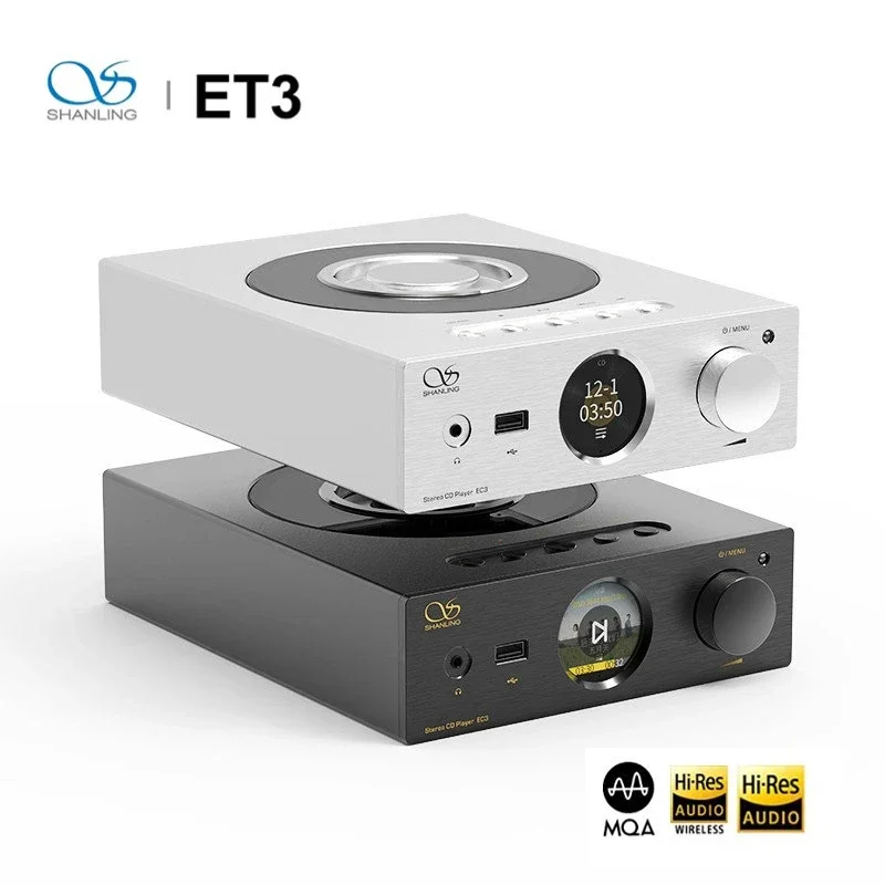 

SHANLING ET3 CD Transport Music Player Wireless Bluetooth WiFi Streaming Hi-Res Audio Full-Featured Digital Turntable