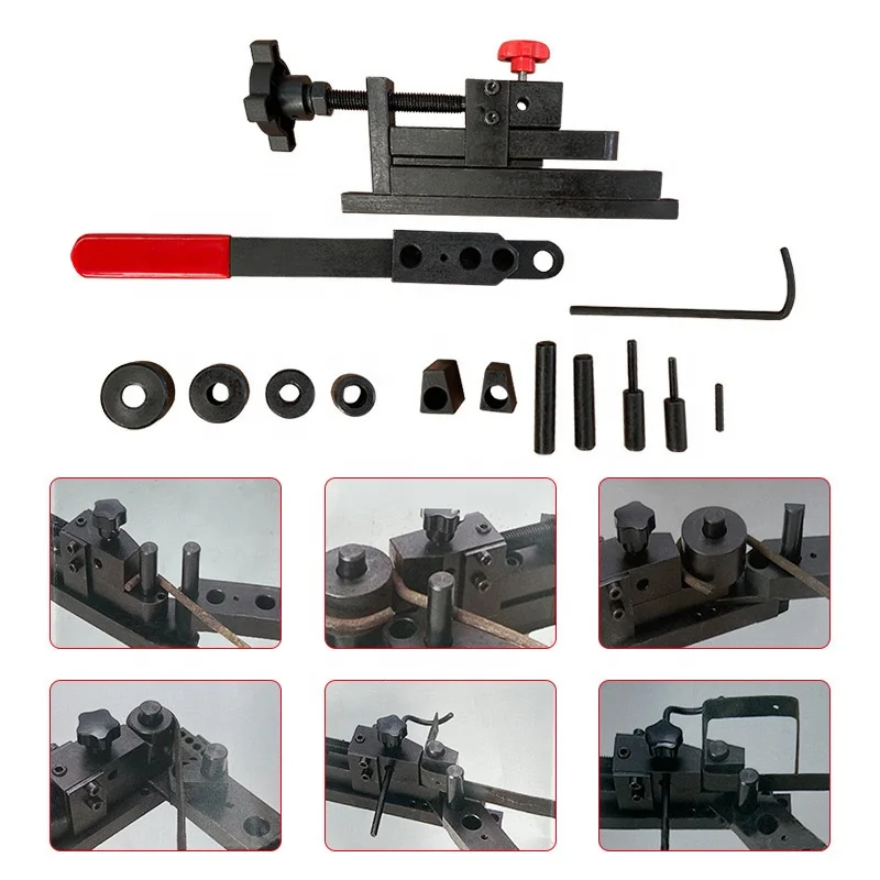 

Mini Stainless Steel Manual Bending Machine Small Iron Wire Steel Bending Hydraulic Pipe Benders