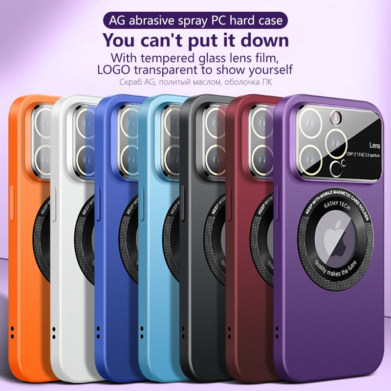 Luxury For Magsafe Magnetic Phone Cases For iPhone 15 14 13 12 11 Pro Max Plus Case Wireless Charge Matte Shockproof Back Cover image 2
