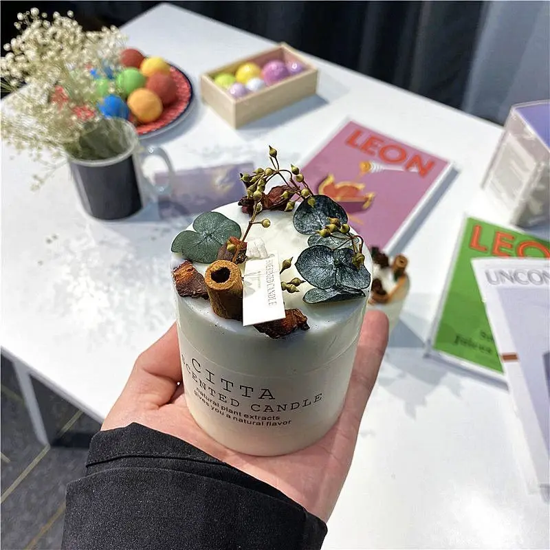 2025 Mori Eternal Dried Flower Fragrance Candle Gift Box