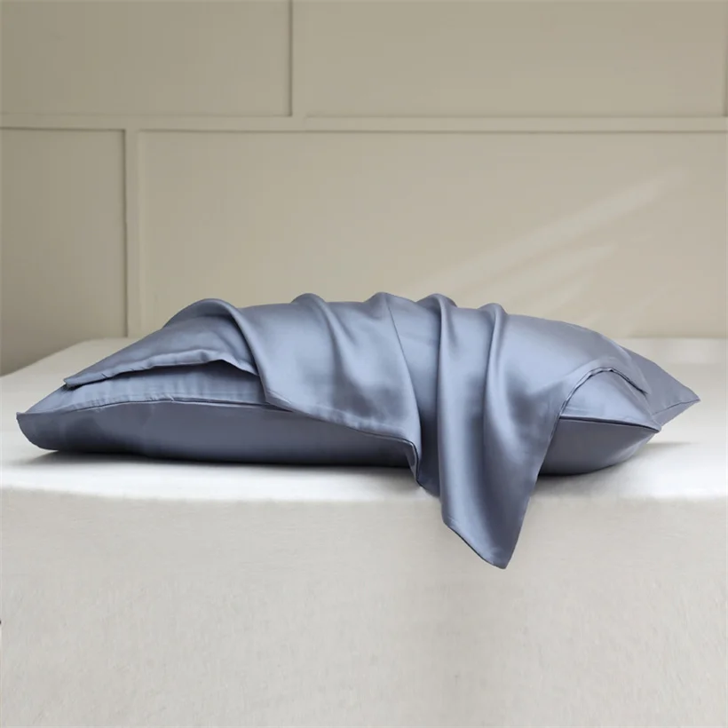 100% Mulberry Silk Pillow Case 2pcs Natural Real Silk Protect Hair Skin Pillowcase Customized Size Bedding Pillow Cases Cover