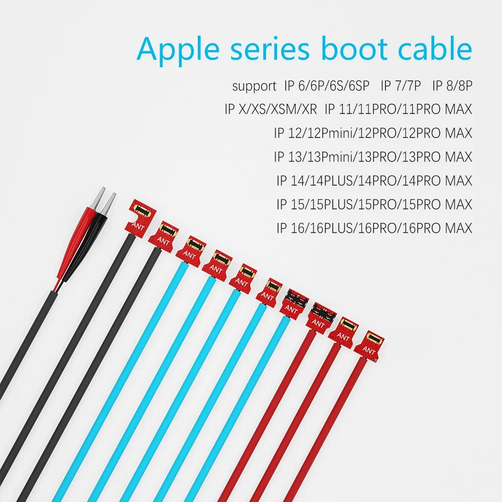 MaAnt M076 Boot Cable for IPhone 6-16PM Battery Activation Wire Repair Tool for IPhone X/XS/11/12/13/14/15/16 Series