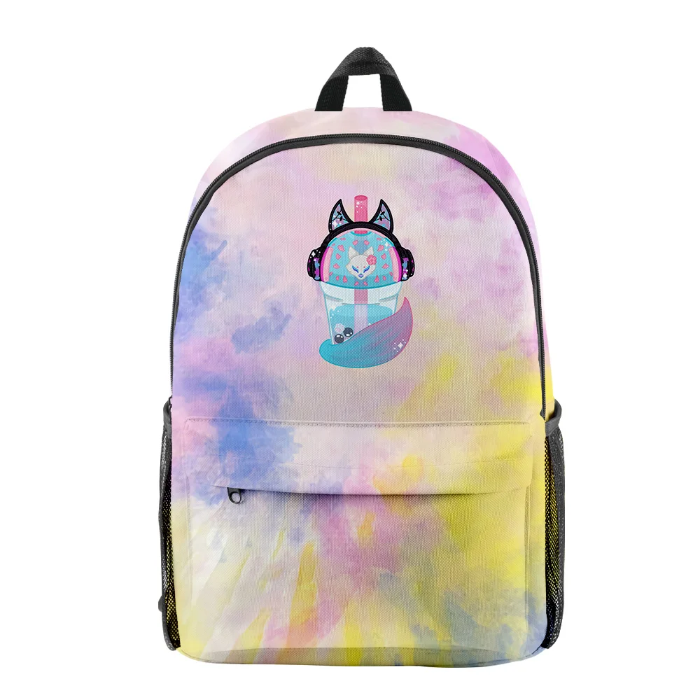 

Harajuku Novelty Silvervale VTuber Anime pupil Bookbag Notebook Backpacks 3D Print Oxford Waterproof Boys/Girls Travel Backpacks