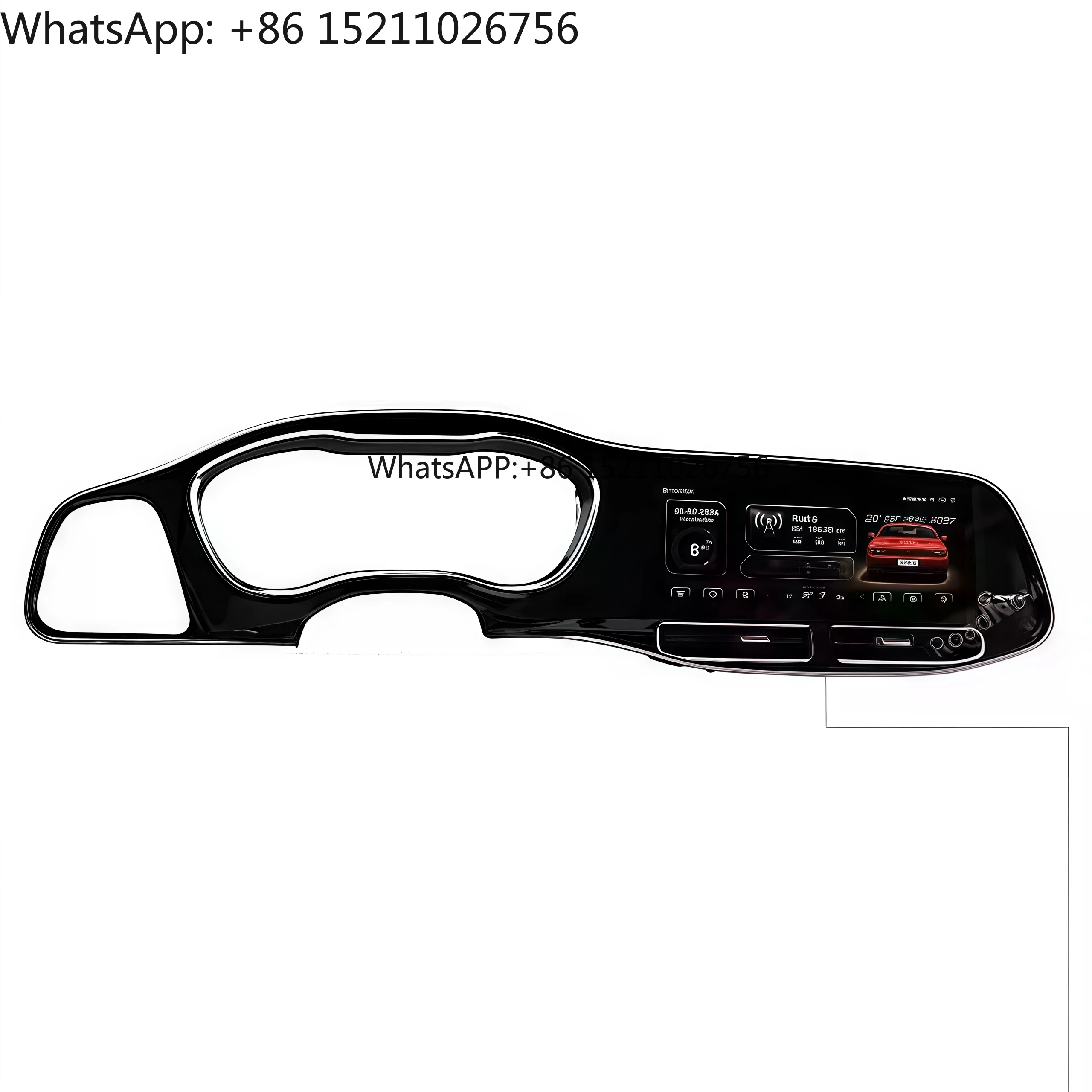 

RoadNavi Car DVD Player for Dodge Challenger SRT Hellcat 2010-2023 Android Car Radio Dashboard Mounted Carplay GPS