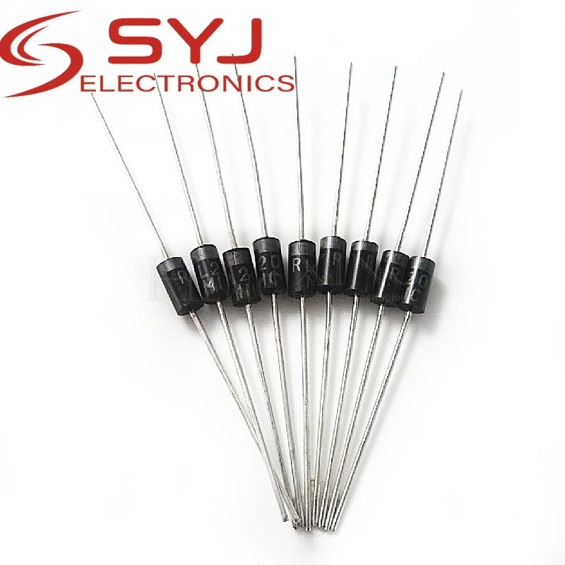Diode de redressement en ligne, RL207 DO-41, 10 pièces