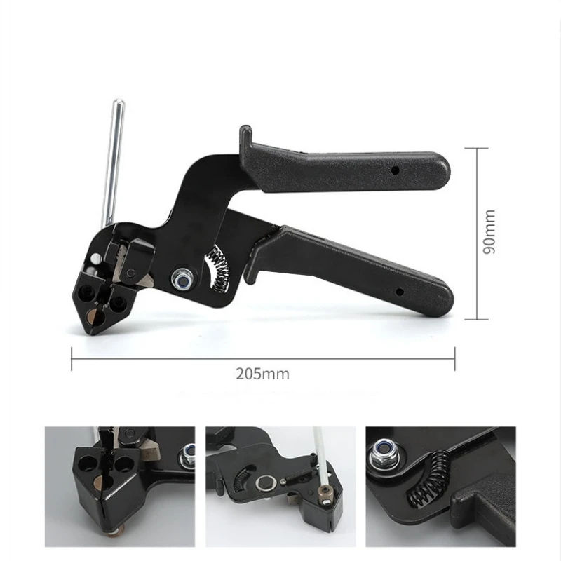 NEW Cable Tie Plier Fastening Strap Cable Tie Gun Automatic Cutting Tool Tension Stainless Steel Self-Locking Ties Hand Tools