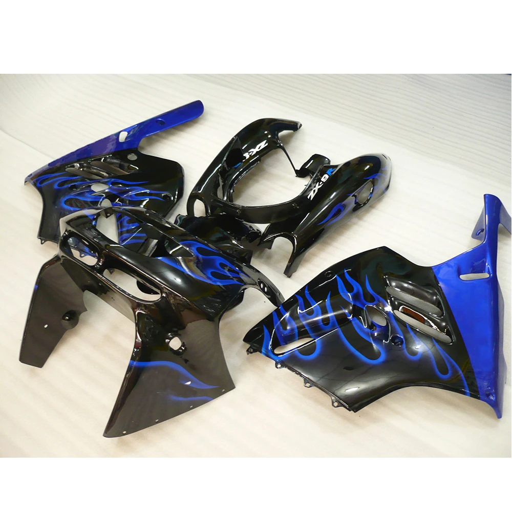 สําหรับ ZX-9R ZX9R 1994 1995 1996 1997 ฉีดพลาสติก ABS Full Fairings Kit แม่พิมพ์เปลี่ยนอุปกรณ์เสริม ZX9R ZX-9R 1994-1997