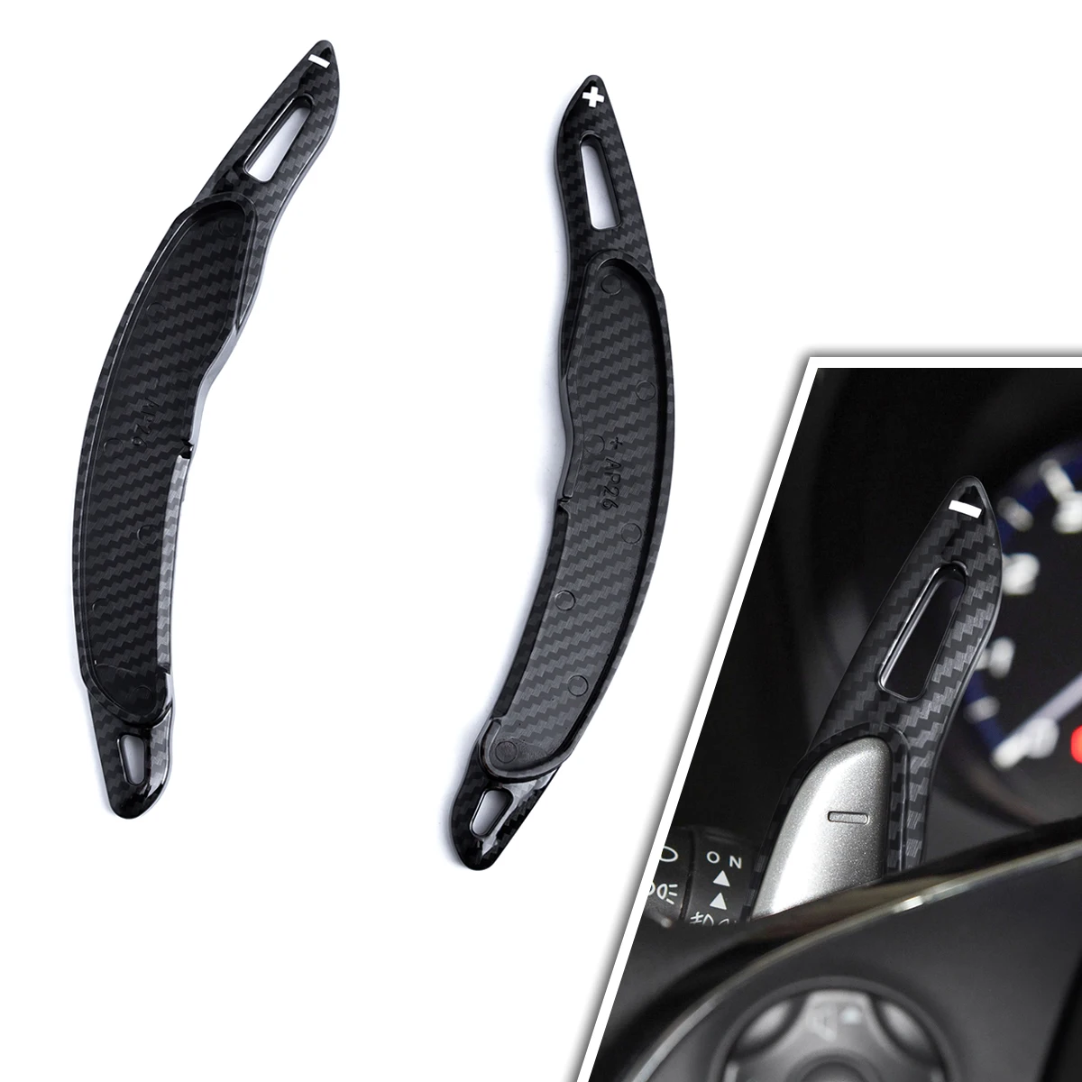 Steering Wheel Paddle Shifter Extension Accessories Cover For Mitsubishi Outlander Eclipse Cross Pajero Montero Sport Triton ASX
