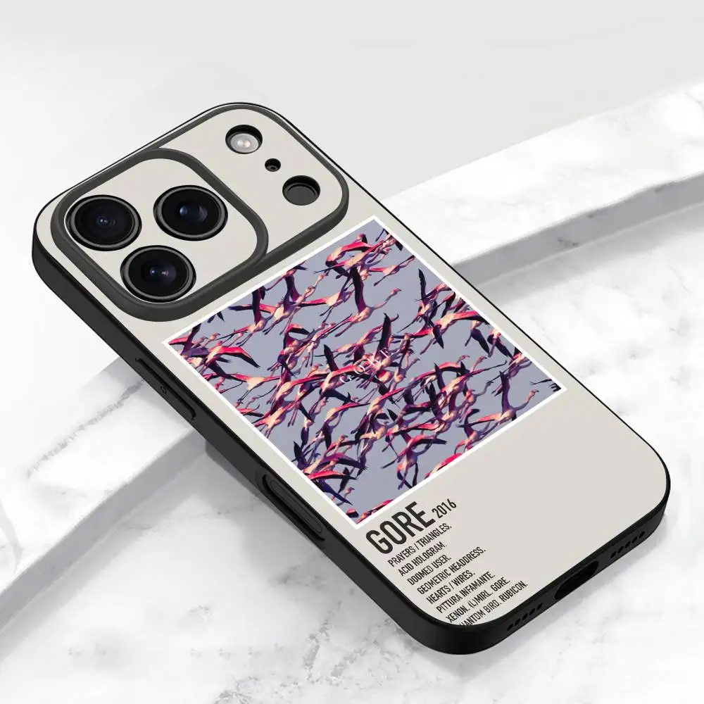 D-Deftones – coque de téléphone Ohms Gore, musique privée, pour iPhone 17,16,15,14,13,12,11,Pro,Max,Plus,E,Air,Mini, housse de protection noire