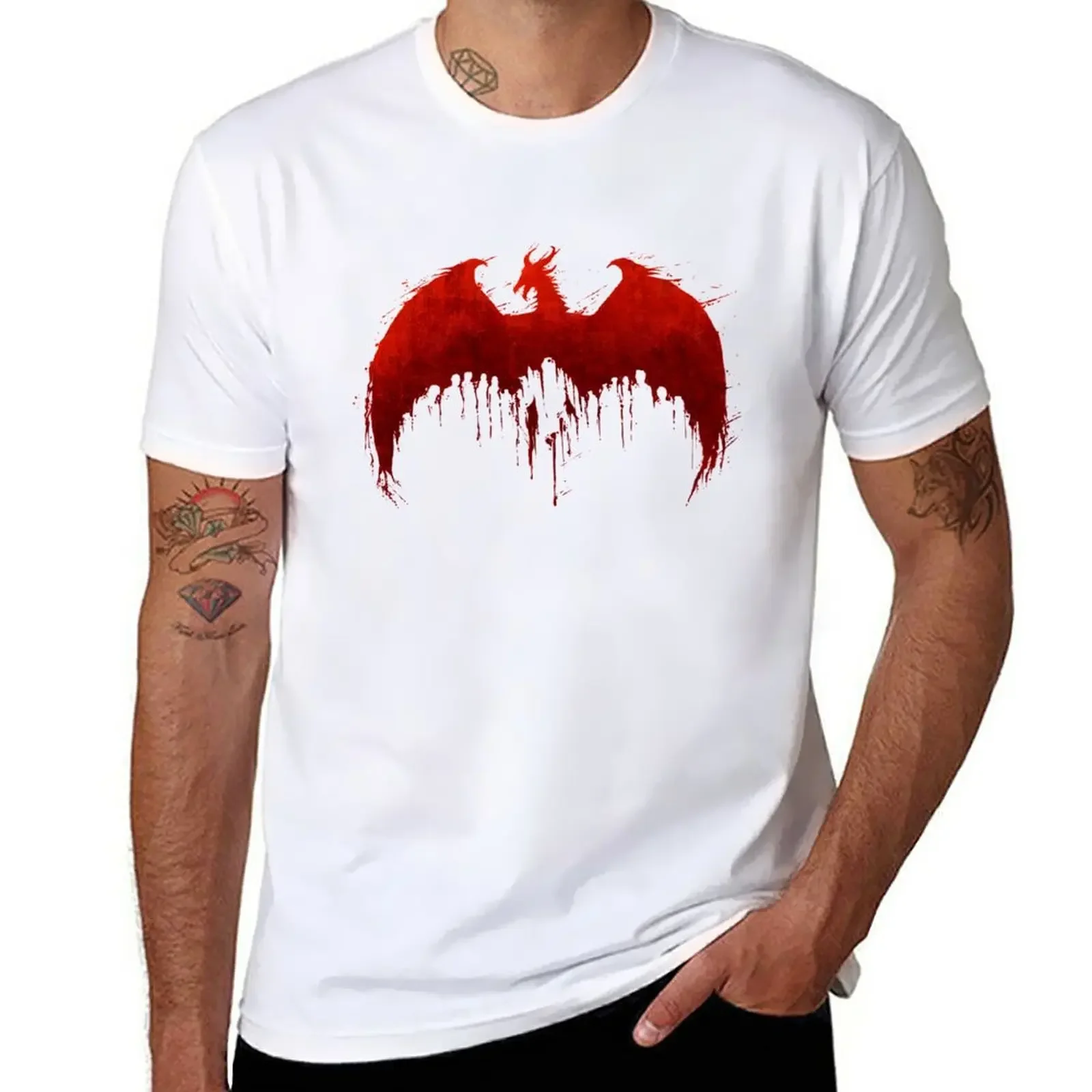 summer tops boys t shirts t shirts for men New Dragon Age II Blood Dragon V1 T-Shirt  harajuku  streetwear  oversized t shirt