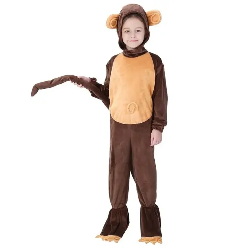 L2025l هالوين 2019 هالوين القرد زي طفل الفتيات الاطفال الحيوان بذلة كرنفال حفلة تأثيري أداء فستان بتصميم حالم Ch