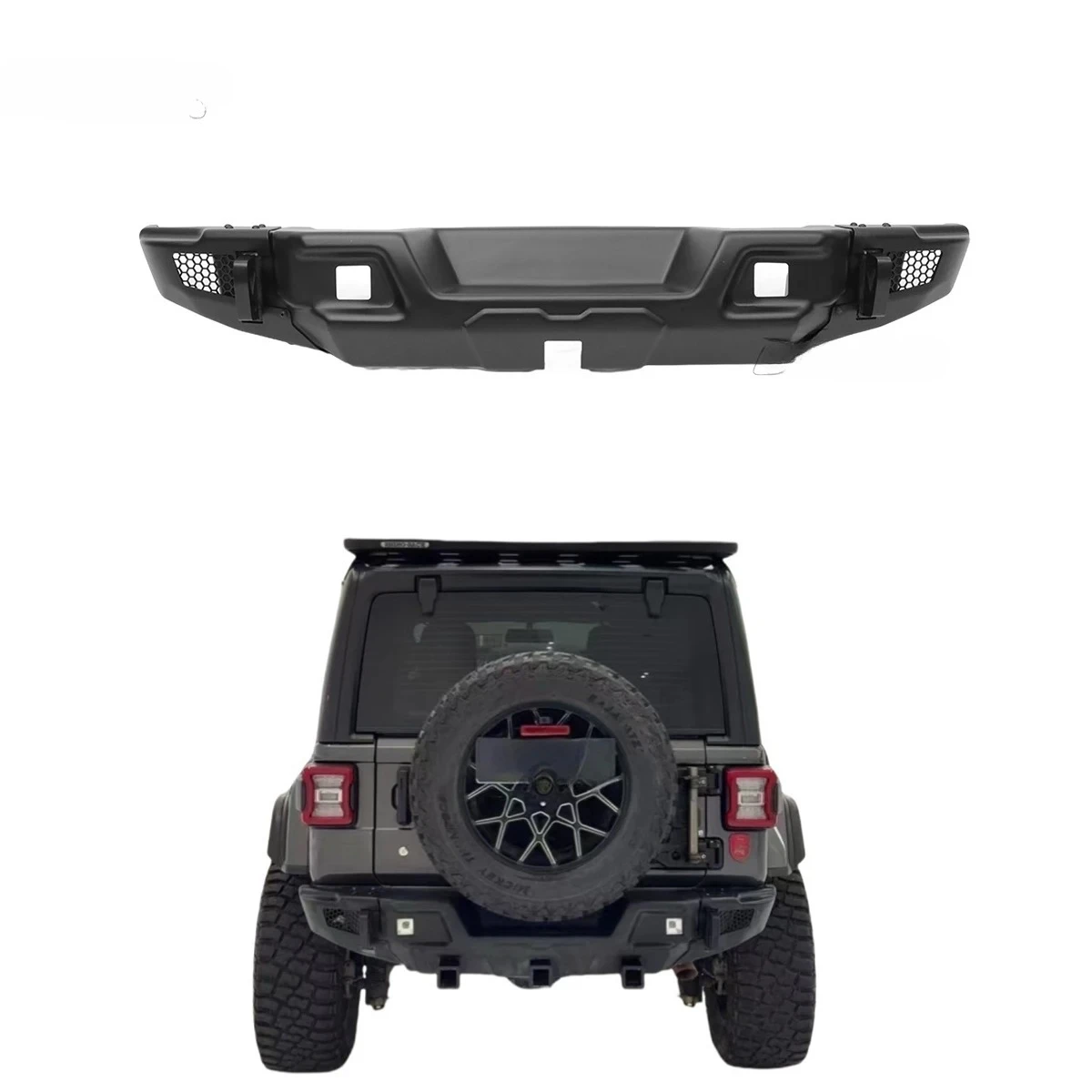 

4x4 off road Steel Rear Bumper for 07-17