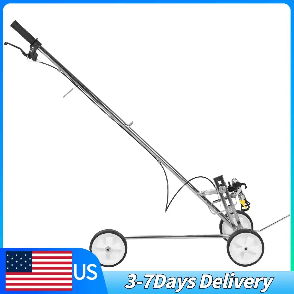 

Высокопроизводительная разметочная машина на колесах с распылителем краски для парковок, проездов и детских площадок