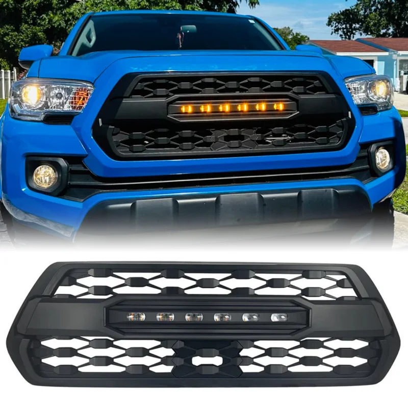 

Suitable for 2016-2023 Tacoma grille spotlight modification, car off-road accessories and decorative items