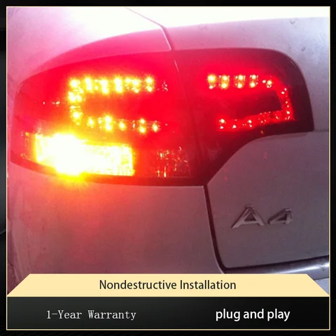 6 best sales audi a4 b7 led tail lights - №2