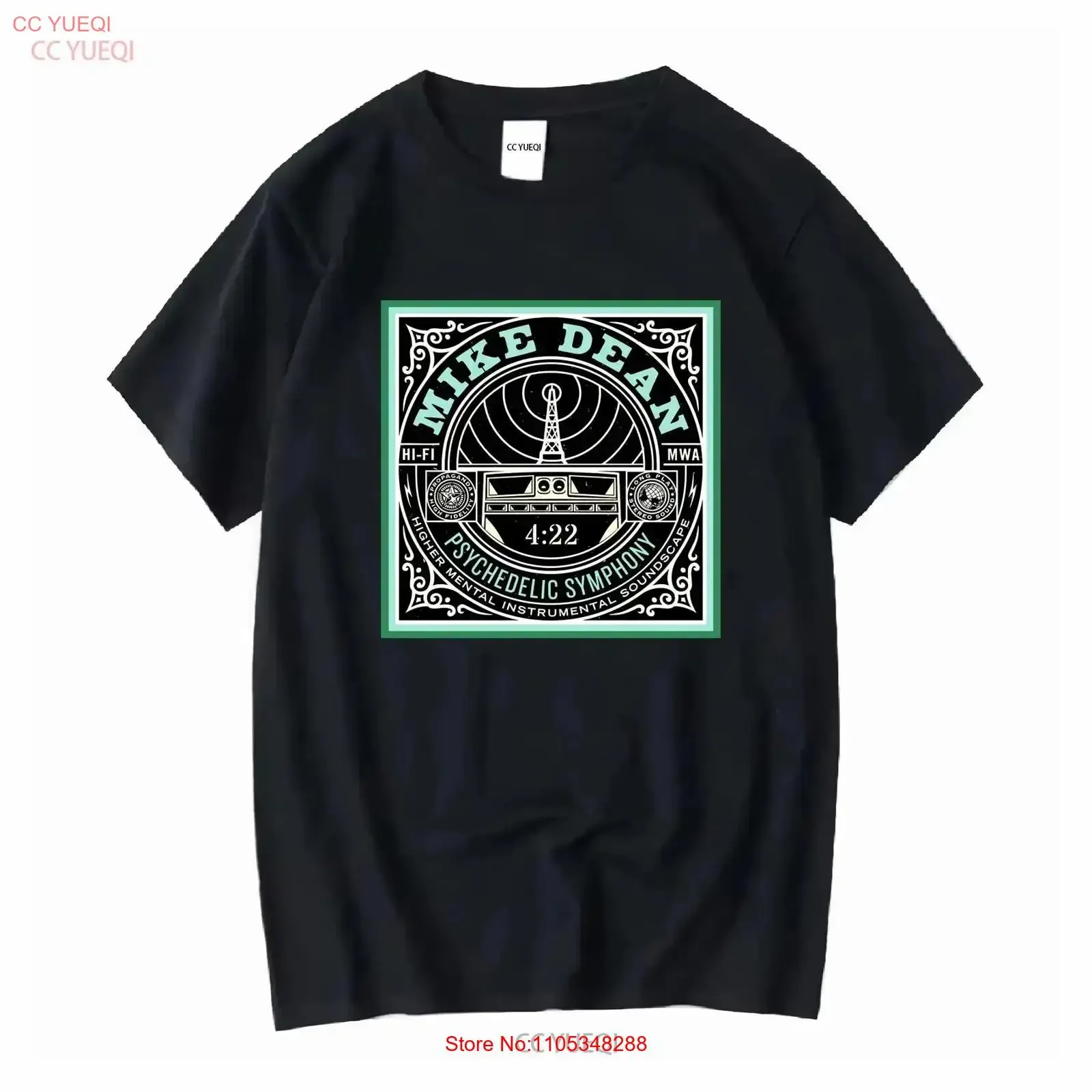 Mike Dean Psychedelic Symphony Echoplex 2021 M W A 4 22 Black T Shirt XL vintage Washed Versatile Soft Breathable Stretched
