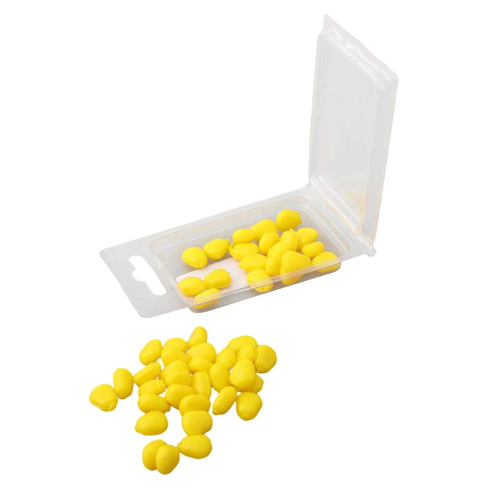 

Practical Fish Bait Soft Fishing Lure Yellow/Red Corn Design Lure Corn Fragrance Fishing Floating Types Plastic