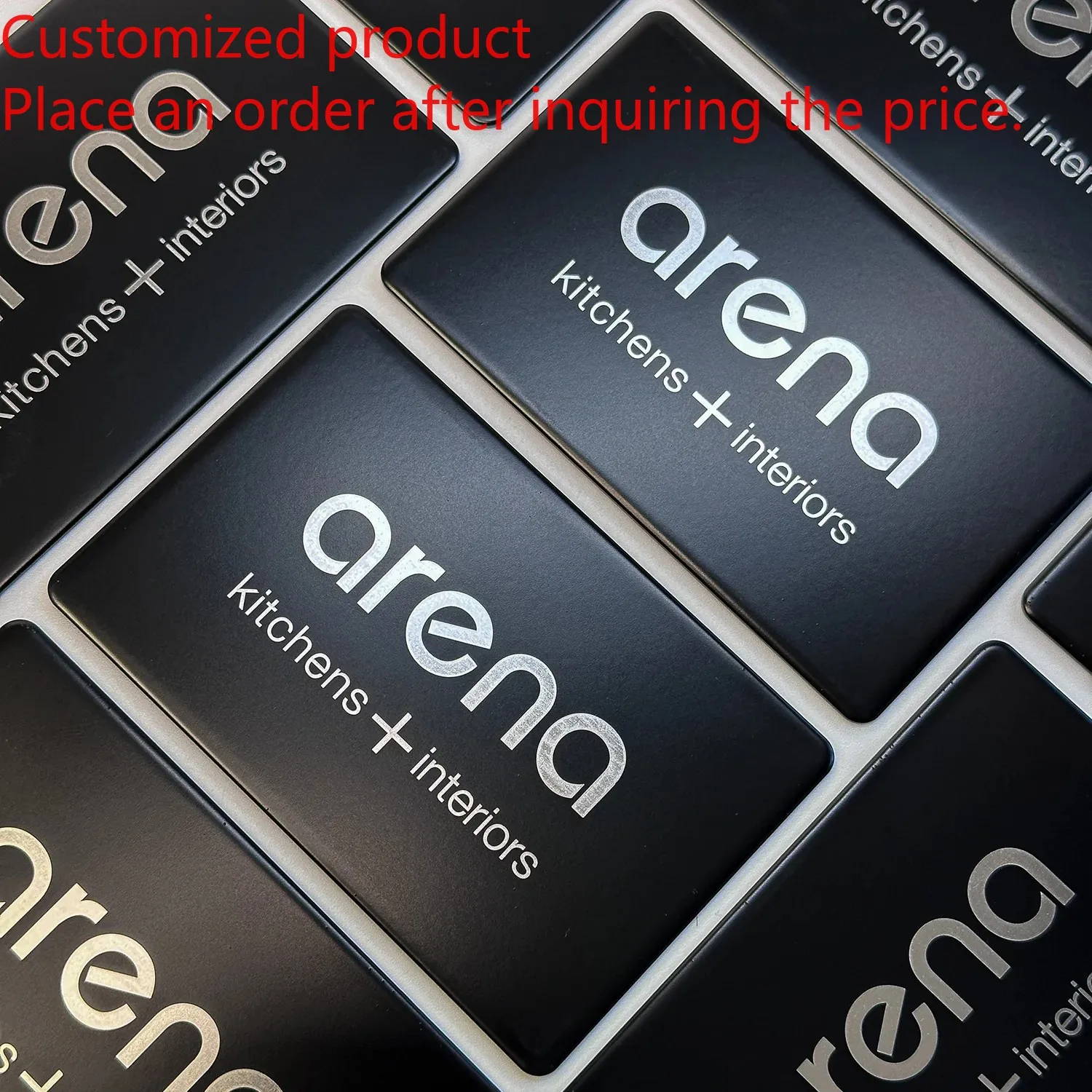 Customized product Stainless Steel NFC Smart Card Blank 213 215 216 Chip Metal Business Card for Laser Engraving Contactless VIP