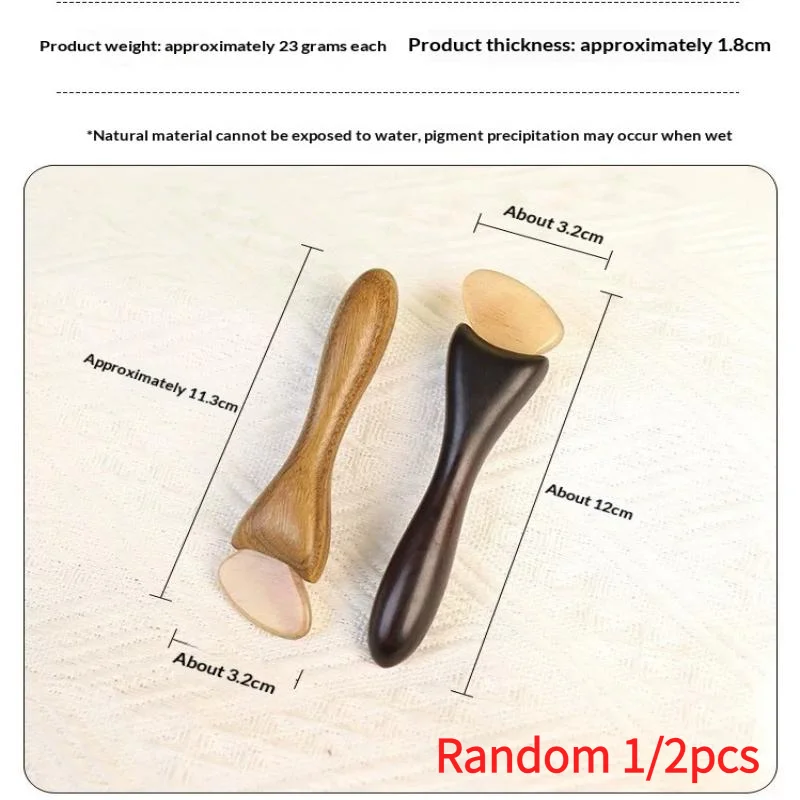 *Face Lifting Sandalwood Massager 12PCS Reduce Puffiness Natural Wood Roller for Skin Tightening Daily Beauty