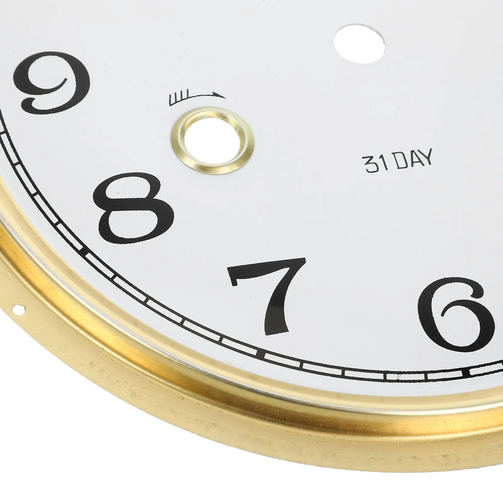 

Mechanical Clock Dial Watch Accessories Zinc Alloy Faces for Crafts DIY Kit Round Inserts Clock Parts Living Room Decor