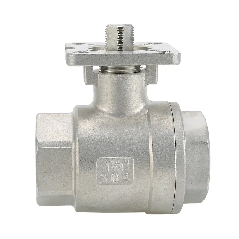 

304 stainless steel two-piece platform ball valve water switch Q11F-16P valve internal thread two ball full