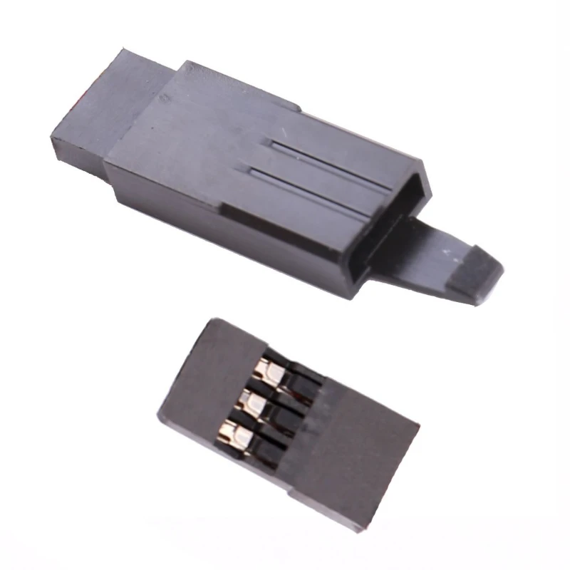 Servo-Stecker mit Echtgold-Beschichtung, Neue Anti-Lose-Sicherung, FUTABA/JR Modellflugzeug DuPont-Kopf Verkabelung, Modellflugzeug- und Autoteile – Detail 3
