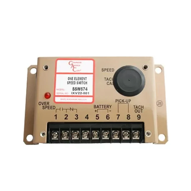 

SSW674 Diesel generator set Speed Switches SSW674 1-Element Speed Switch Multi-V DC