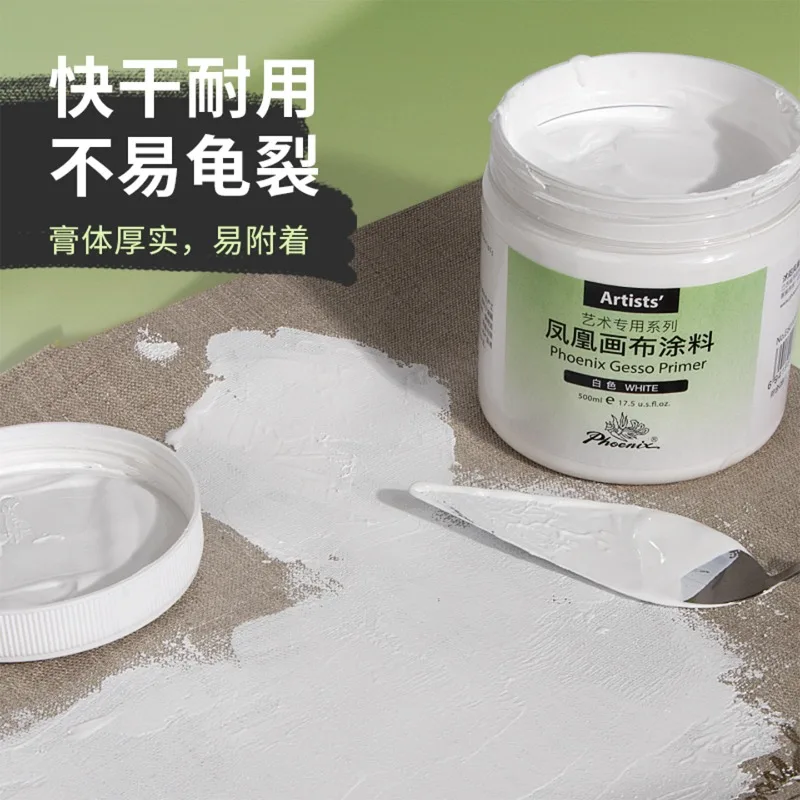 White Gesso Primer Paint 4