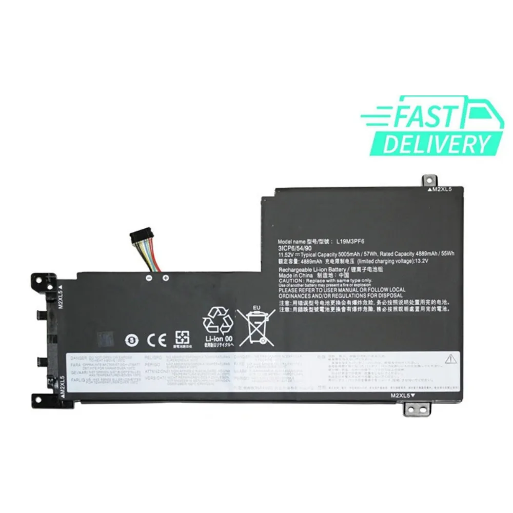 High-quality Battery L19C3PF5 Battery FOR IDEAPAD 5-15IAL7 5-15ITL05 SB10W86938 L19C3PF4- Laptop Battery