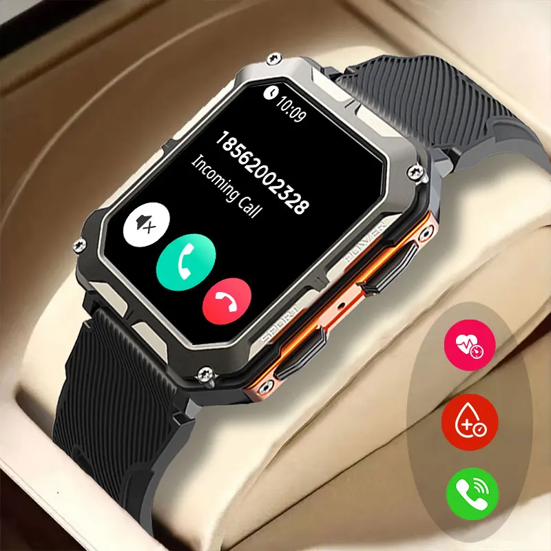 

2026 HD Call Smart Watch 1.83-inch with Dynamic Heart Rate And Blood Pressure Monitoring BT Call Movement Trajectory Smartwatch
