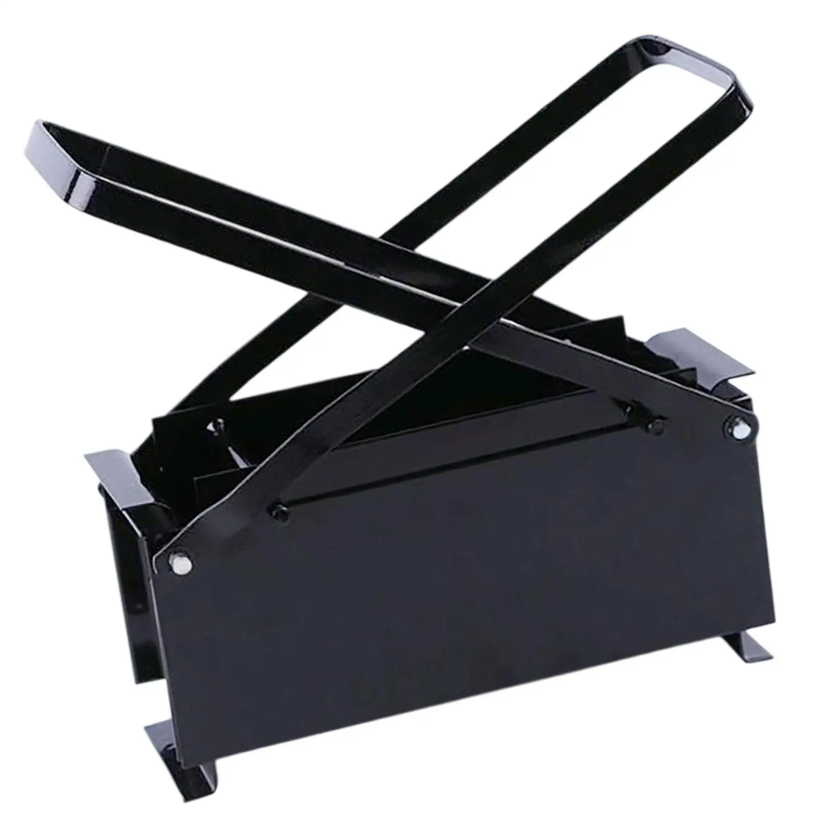 Manual Iron Paper Log Press Machine DIY Recycle Newspaper into Fire Logs for Stove Fireplace