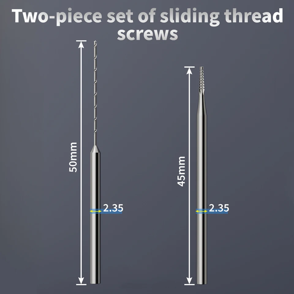 Sacabocados Deslizante para Tornillos, Extractador de Tornillos Profesional para Reparación de Placa Madre y Marco de iPhone, Herramienta de Extracción Rápida de Tornillos 2