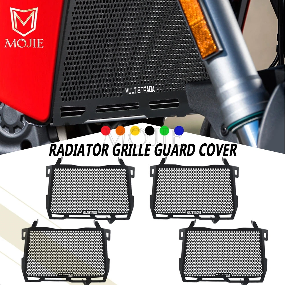 FOR DUCATI MULTISTRADA V2 950 950S 1200 1200S 1260 S Enduro ABS 2015-2024 2023 Motorcycle Radiator Guard Oil Cooler Grille Cover