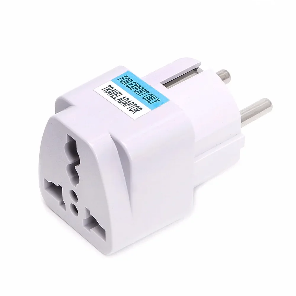 10A European EU Plug Adapter Japan China American Universal UK US AU To EU AC Travel Power Adapters Converter Electrical Charger image 2