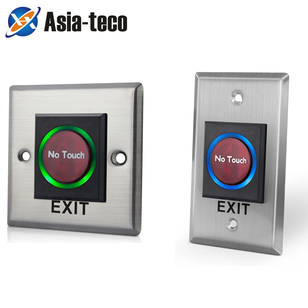 Infrared Sensor Switch No Touch Contactless Door Release Exit Button with LED Indication