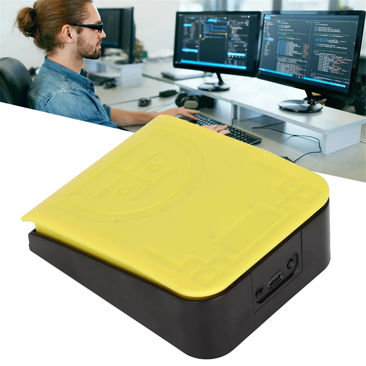 N18R シングルフットスイッチペダルワイヤレス 2.4 グラム有線 USB 3 接続モード高感度人間工学に基づいたフットスイッチペダル