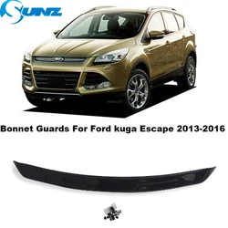 Bonnet Guards For Ford kuga Escape 2013 2014 2015 2016 Bug Shield Hood Deflectors Guard Bonnet Protector Hood Air Deflector