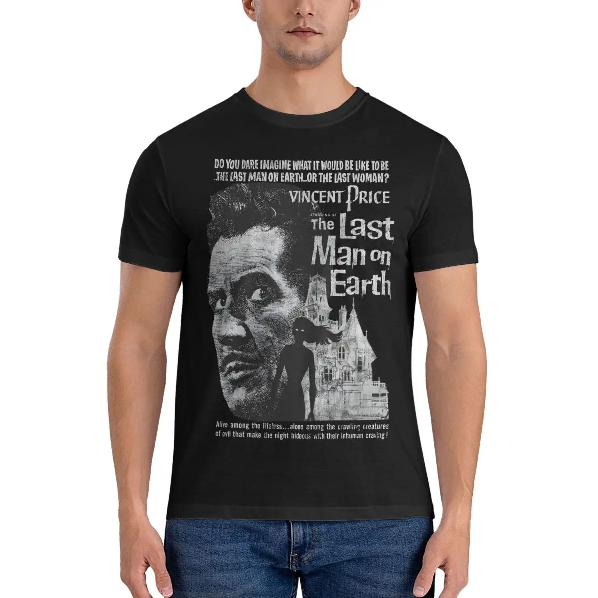 More Then Awesome The Last Man On Earth Vincent Price For Fan T-Shirt Men Paths of Glory Fashion Pure Cotton Round Neck Classic