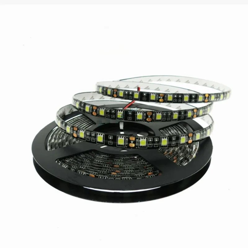 10개 12V 10cm 15cm 20cm 25cm 30cm 35cm 50cm 1m 5m LED 플렉시블 스트립 소프트 테이프 방수 IP65 IP30 노랑 빨강 초록 파랑 분홍