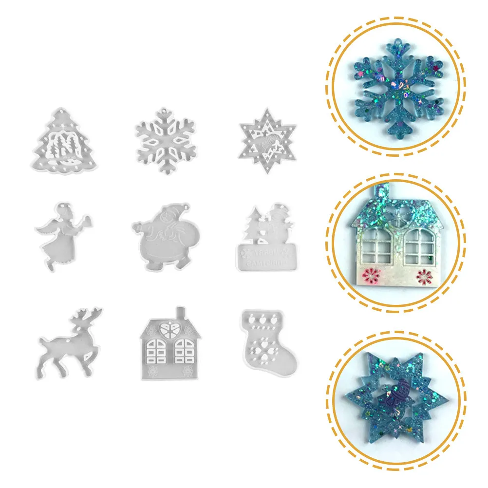 9-pcs-silicone-pendant-mold-wall-making-decorative-molds-for-epoxy-resin-ornaments