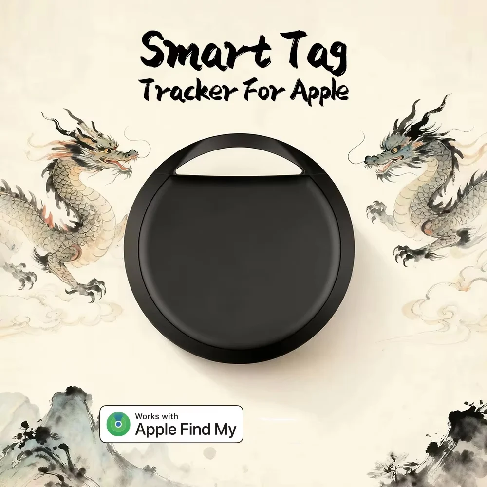 Vivilife 1/ 4 New Craftsmanship Smart Tracker Anti-loss Smart Tag for Apple Find My App Navigation Locator for iPhone iOS Device